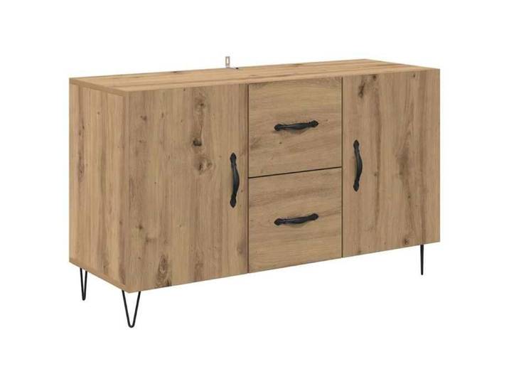 Soldes août 2026 Buffet Bas 1 PC - grand stockage - Buffet Bahut/commode - Chêne artisanal 100x36x60cm Bois d'ingénierie 5658