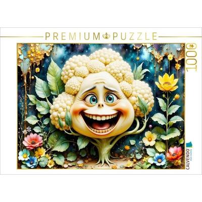 CALVENDO Puzzle Das weiße Wölkchen mit Laune | 1000 Teile Lege-Größe 64x48cm Foto-Puzzle für glückliche Stunden