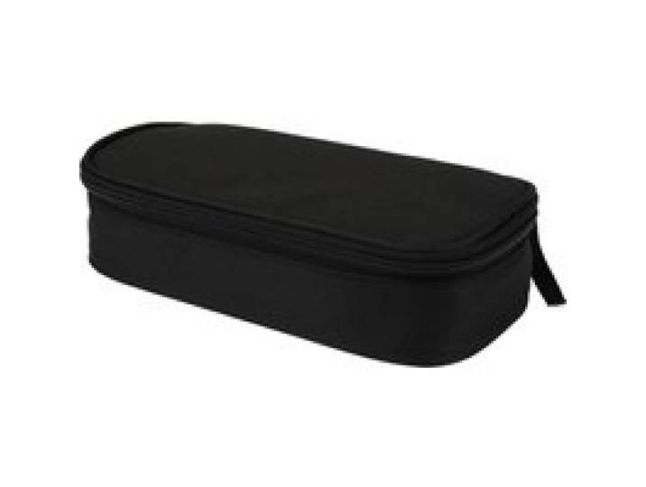CRELANDO® Trousse à compartiments ou Porte-cahiers (Trousse d'écolier/noir)