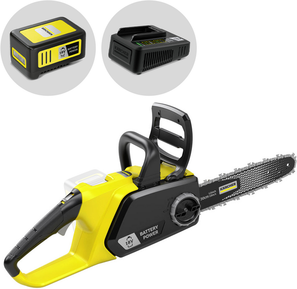 Karcher CNS 18-30 - Tronçonneuse à batterie 18V 5Ah - Lame de 30 cm