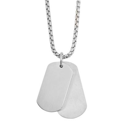 Kette ohne Anhänger ADELIA´S "Halskette mit Anhänger – aus Edelstahl", silber, Halsketten, Damen, 55cm, Edelstahl, Ideal zum Verschenken – schlicht und stilvoll