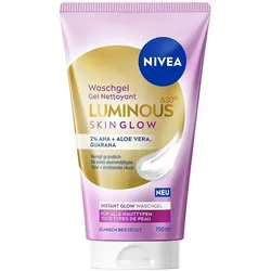 2x Nivea, Gesichtsreinigung, Luminous Skin Glow Waschgel (Reinigungsgel, 150 ml)