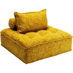 KARE DESIGN Sofa 1-Sitzer Portofino 70520 Stoff Gelb