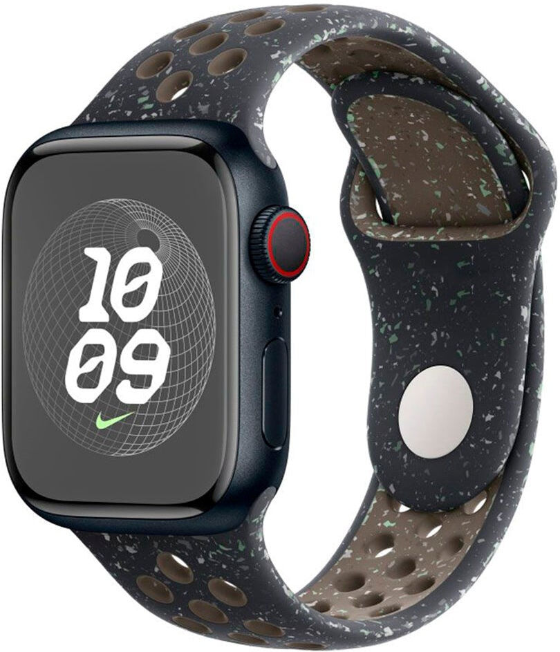 Apple Watch (38/40/SE/41/42mm) Silikonerem Lippa FLOUR - Sort