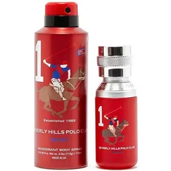 Beverly Hills Polo Club, Deo, Sport 2 Piece Gift Set: Eau De Toilette 50ml and Deodorant Spray 175ml (Spray, 50 ml)