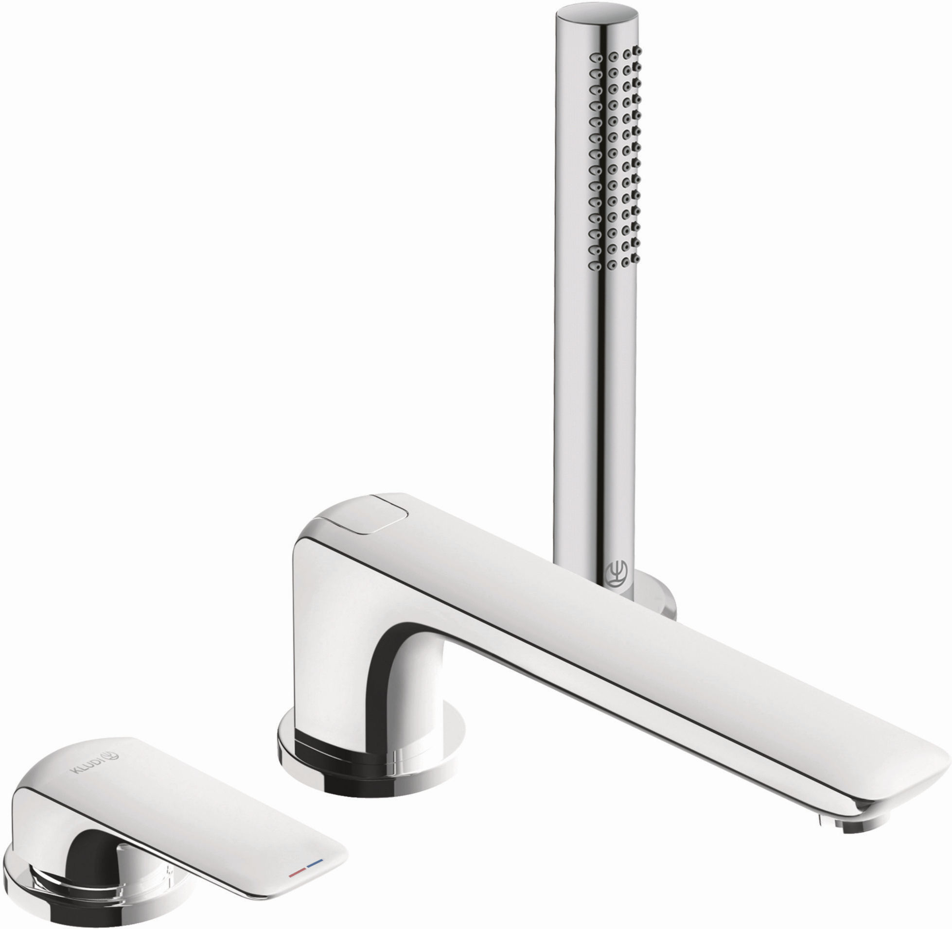 Kludi Ameo Kludi 414470575 chromé, montage sur chant, mitigeur bain 3 trous
