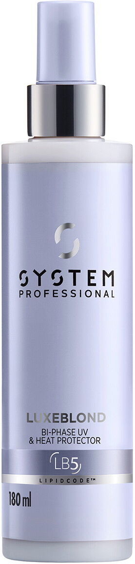 180ml System Professional LipidCode LuxeBlond Bi-Phase UV & Heat Protector