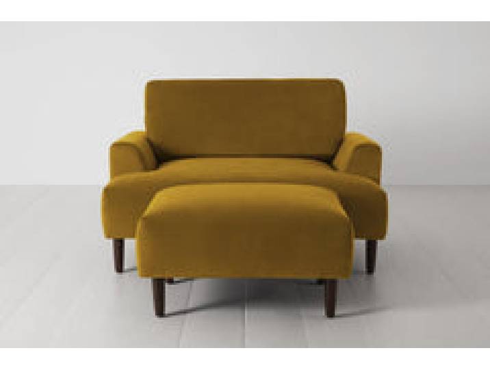 Chaiselongue Model 05, Senfgelb