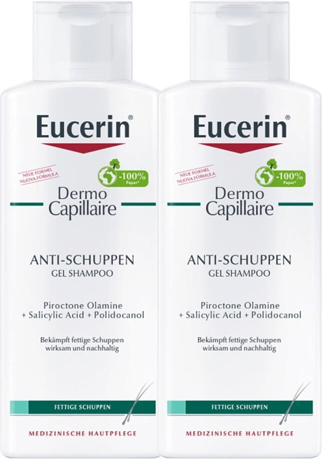 Eucerin Dermocapillaire Anti-Schuppen Gel Shampoo Doppelpack