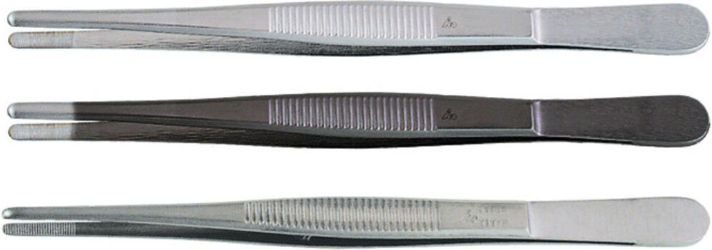 HOLEX Pinzette stumpf, Spitze 3 mm breit, 145 mm, Form 40, AM (727550 AM)