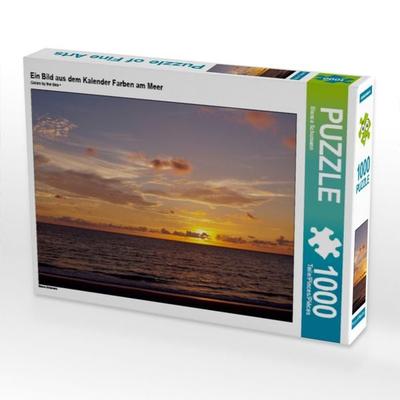 CALVENDO Puzzle Ein Bild aus dem Kalender Farben am Meer | 1000 Teile Lege-Größe 64x48cm Foto-Puzzle für glückliche Stunden