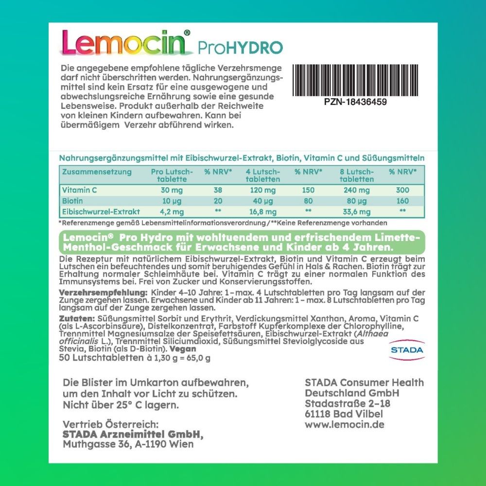 Lemocin ProHydro Lutschtabletten x3 3x50 St