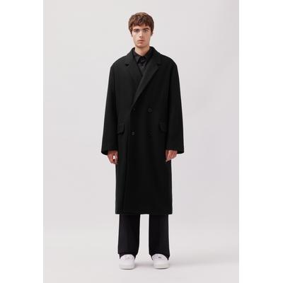 Parka STUDIO SEIDENSTICKER "Studio", Herren, Gr. S/M, schwarz, 70% Polyester, 30% Wolle, unifarben, Jacken Parka