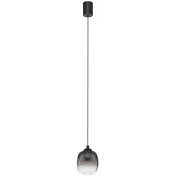 Nova Luce 9236206 KITA Pendelleuchte Schwarz/Rauch