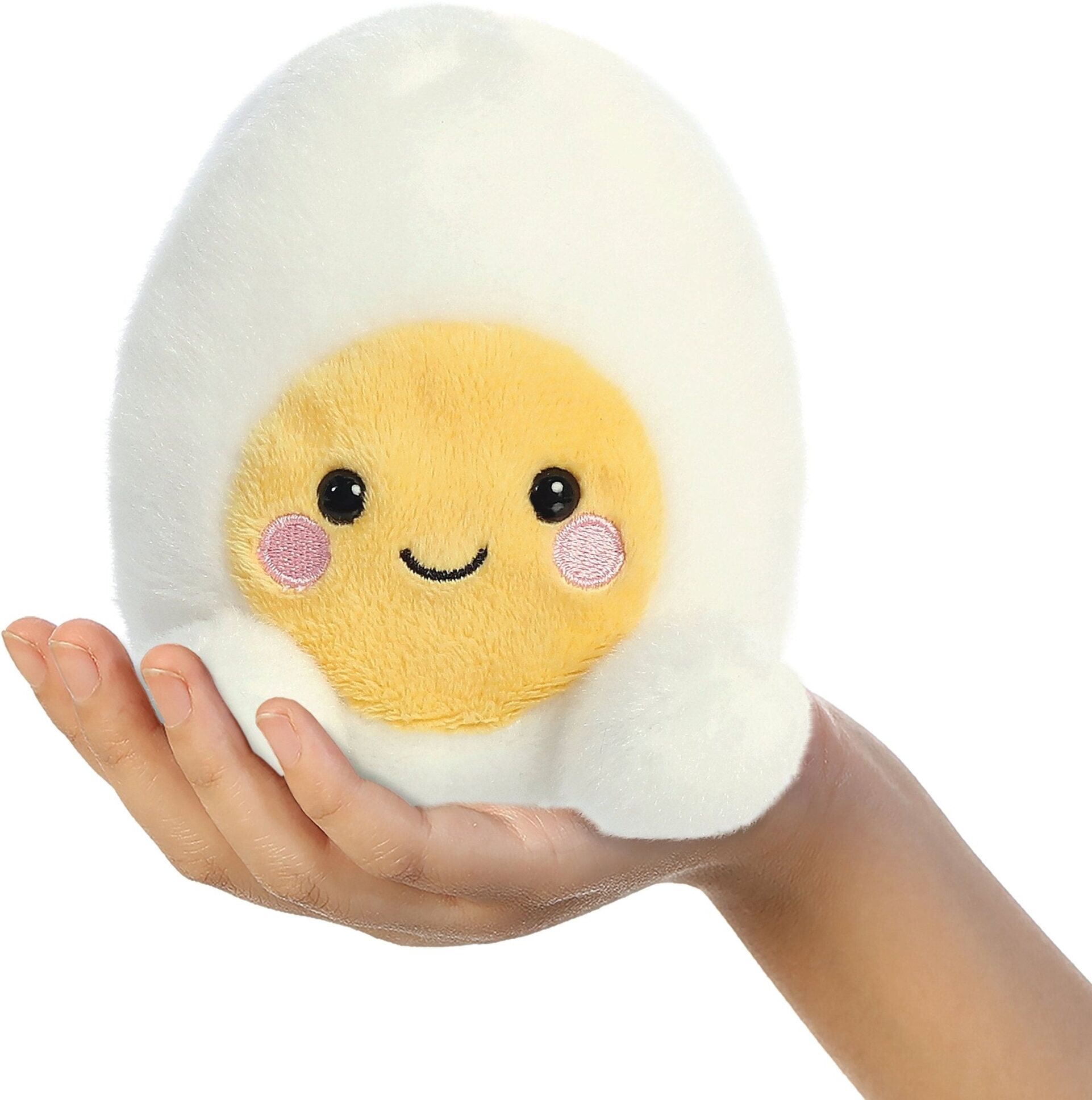 Aurora Palm Pals 5" Plush- Bobby Egg, Soft and Cuddly Stuffed Animal for Babies, Eco-Friendly and Recyclable, 13cm