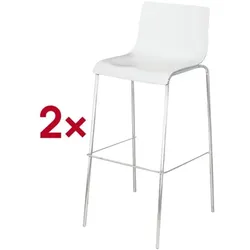 meet 2er-Set Barhocker »meet - Harper« weiß