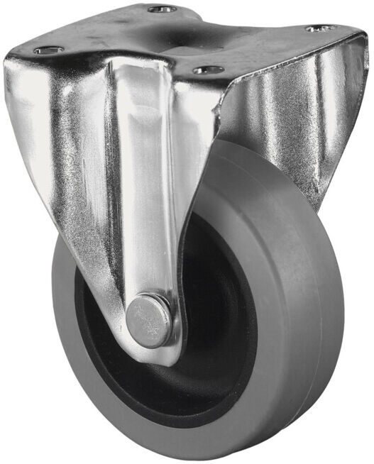 Roulette fixe 50 mm 35 kg caoutchouc plein ; BS Rollen (A210.A80.050)