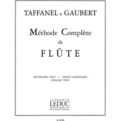 Méthode complète de flûte cartonnée (fr/en/cast), Fachbücher von Paul Taffanel