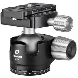 Leofoto head LH-36 + QP-70N head (Kugelkopf), Stativkopf, Schwarz