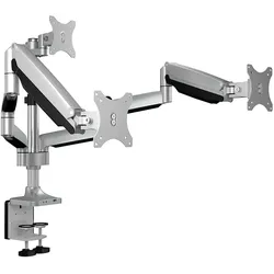 ICY BOX IB-MS505-TI Monitorständer mit Tischhalterung für drei Monitore bis zu 32" (81 cm)