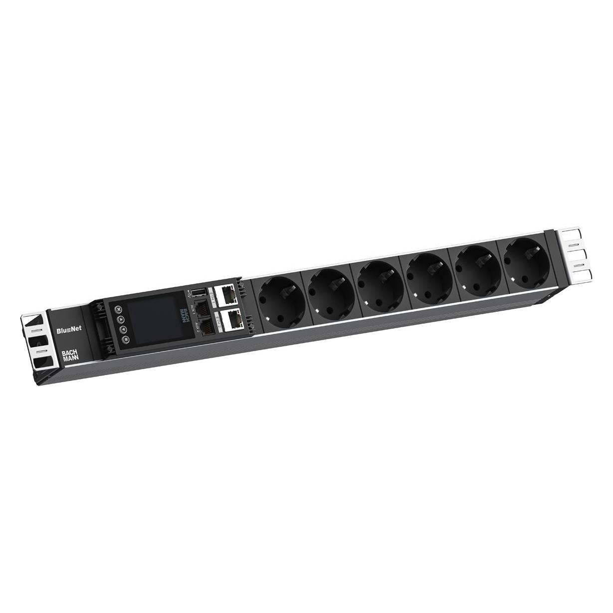 Bachmann BN ESSENTIAL Metered 19" (6x, CEE 7/3, Typ 13, 2 m) (BM0024203)