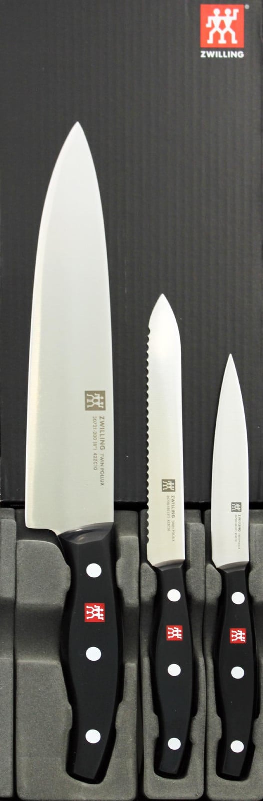 Zwilling Twin Pollux Messenset, 3-delig, zwart (30751-300)