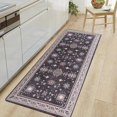 World Rug Gallery Transitional Bordered Cushioned Anti-Fatigue Mat