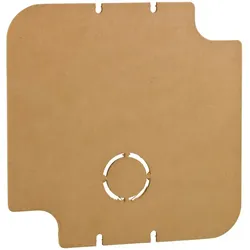 Elso 274114 Grundplatte 1-für AP-Gehäuse JOY