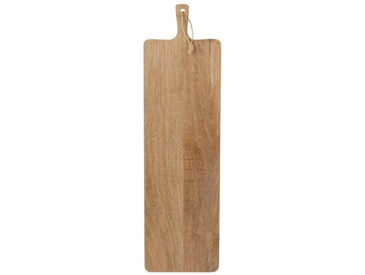 Servierbrett, Braun, Holz, 28x4x100 cm, Geschirr, Tischkultur & Serviergeschirr, Servierplatten