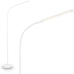 Briloner, Stehlampe, MURA LED Stehleuchte - Weiss (600 lm)