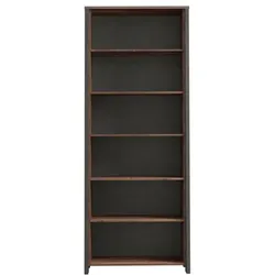 FORTE Regal Clif Holzoptik Braun Dunkelbraun