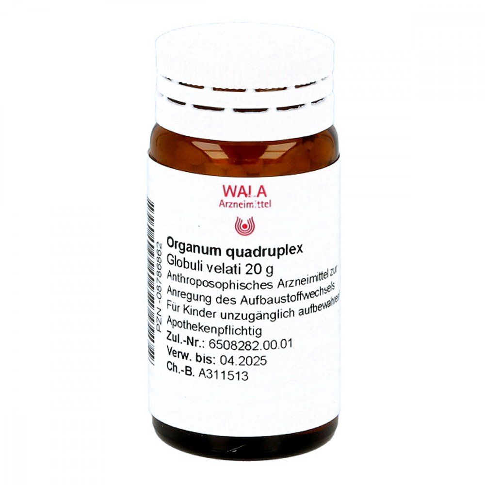 WALA Heilmittel GmbH Organum Quadruplex Globuli 08786862
