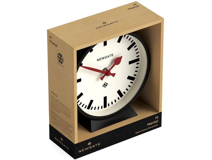 Newgate M Mantel - Stationsklok - Zwart