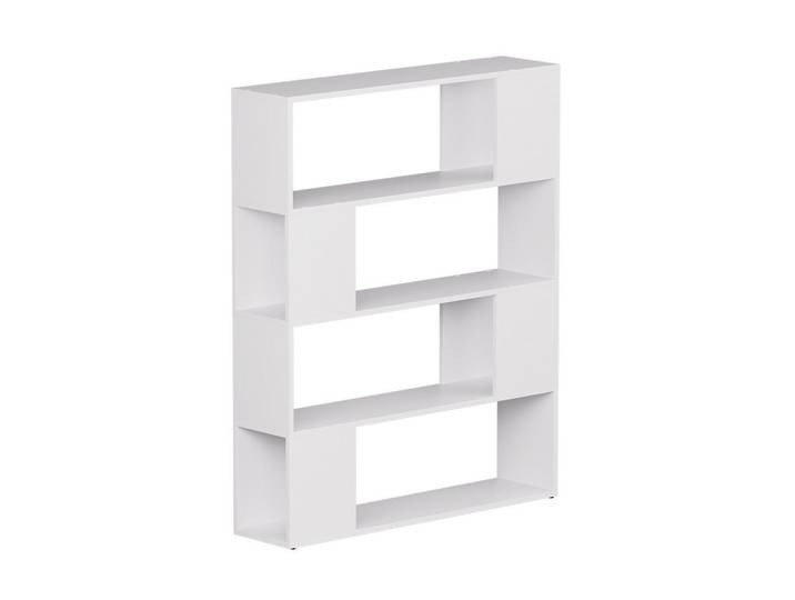 Vicco Raumteiler Eneos Weiß 100 x 124.5 cm, 3 Fächer, Rechteckig, 100x124.5x24 cm, Wohnzimmer, Raumteiler, Raumtrenner