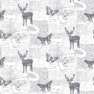 Galerie Wallcoverings Nordic Elements Wildlife Motif Non-woven Matte Wallpaper Roll