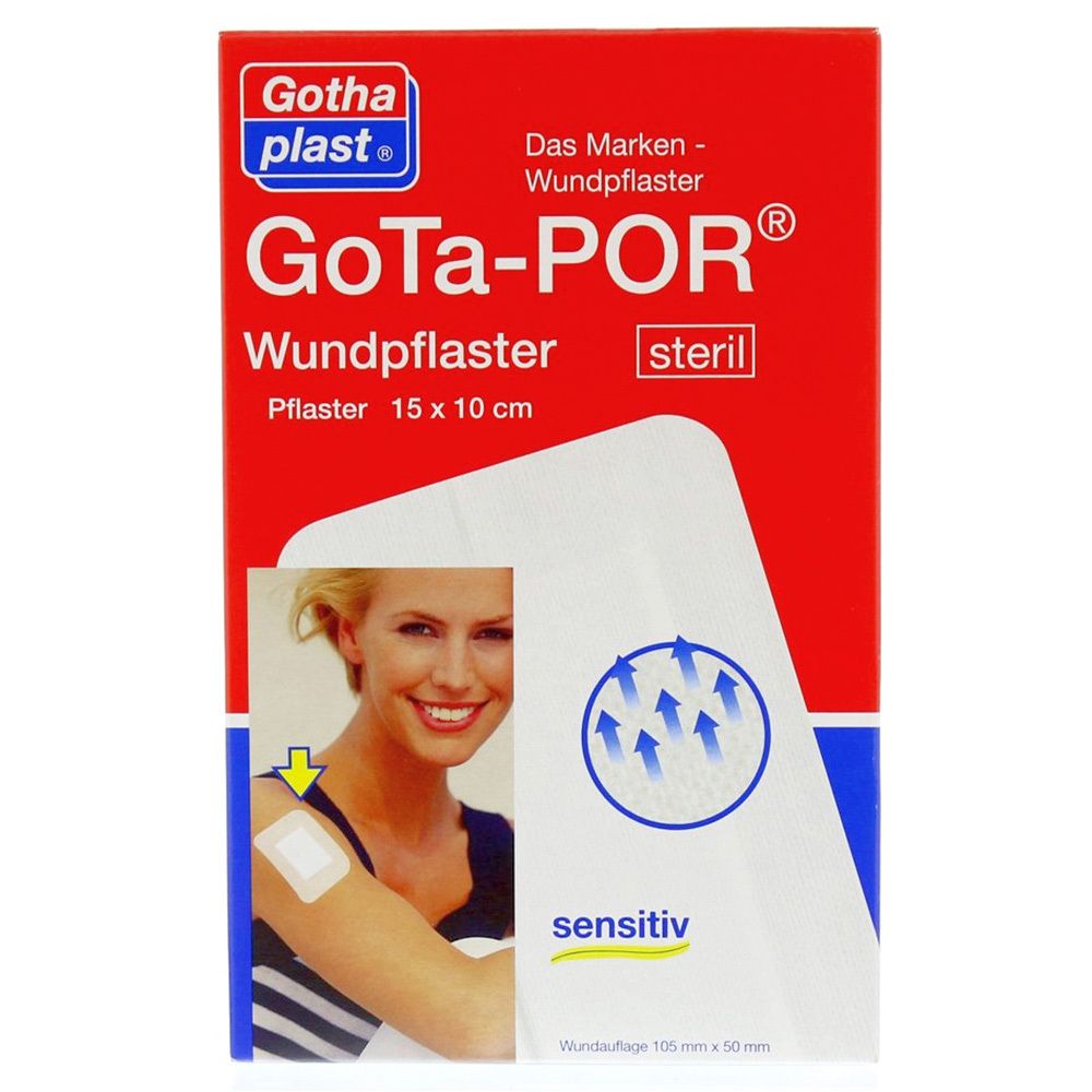 Gota-Por Wundpflaster steril 100x150 mm 50 St Pflaster