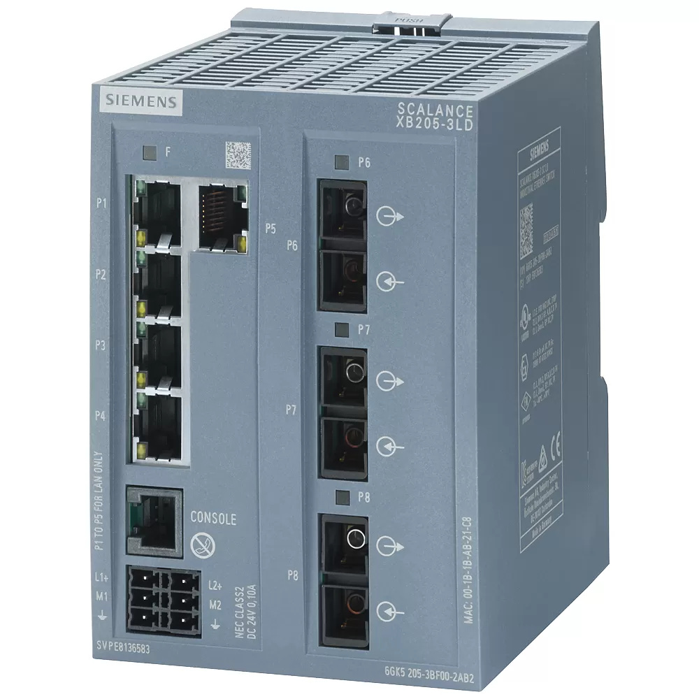 Siemens SCALANCE XB205-3LD (SC, E/IP), Managed