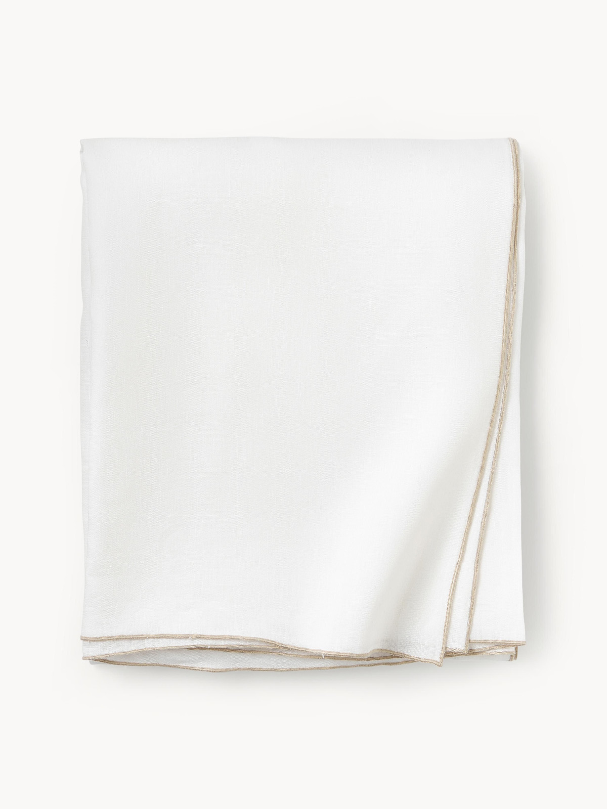 Westwing Collection Linnen tafelkleed Kennedy met bies