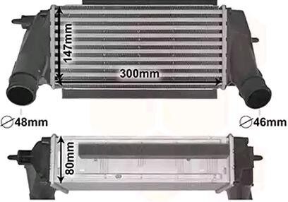 VAN WEZEL 18014702 Intercooler