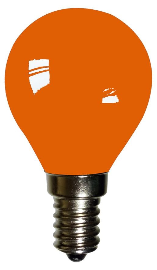NCC-Licht LED Filament Lichtbron Druppel 2W E14 Oranje 20lm