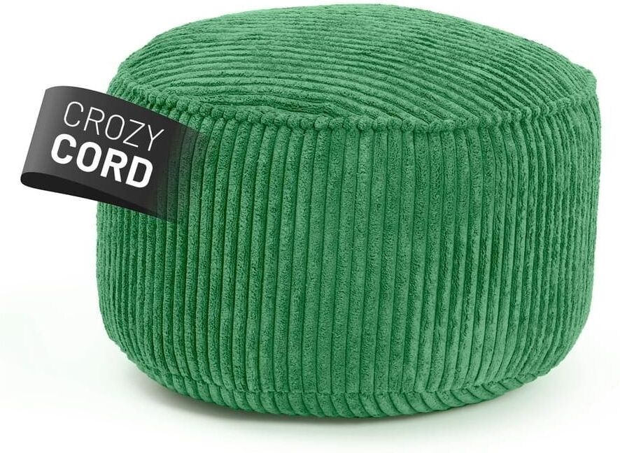 Hocker LUMALAND "Pouf Cord 50 l", grün, B:45cm H:25cm T:45cm, Hocker, Hocker grün B/H/T: 45cm x 25cm x 45cm