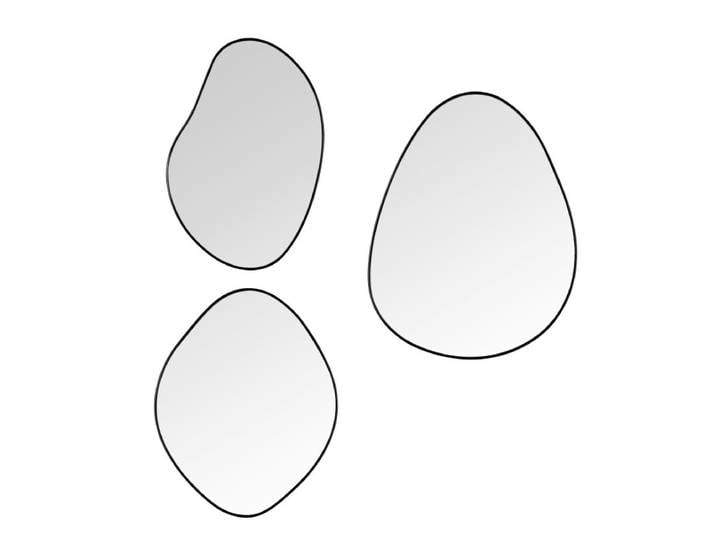 Lot de 3 miroirs Viola – design organique
