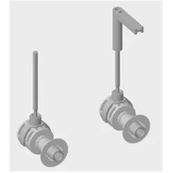 VitrA Befestigungsset 316567YP1TE für 7042, für Wand-WC