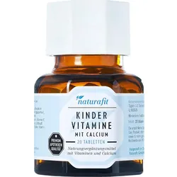 Naturafit Kindervitamine mit Calcium 20 ST