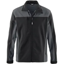 Softshelljacke "BASIC" - M - schwarz/grau