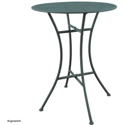 HTI-Living, Gartentisch + Balkontisch, Gartentisch Ivo Metall Blau (55 x 68 cm)