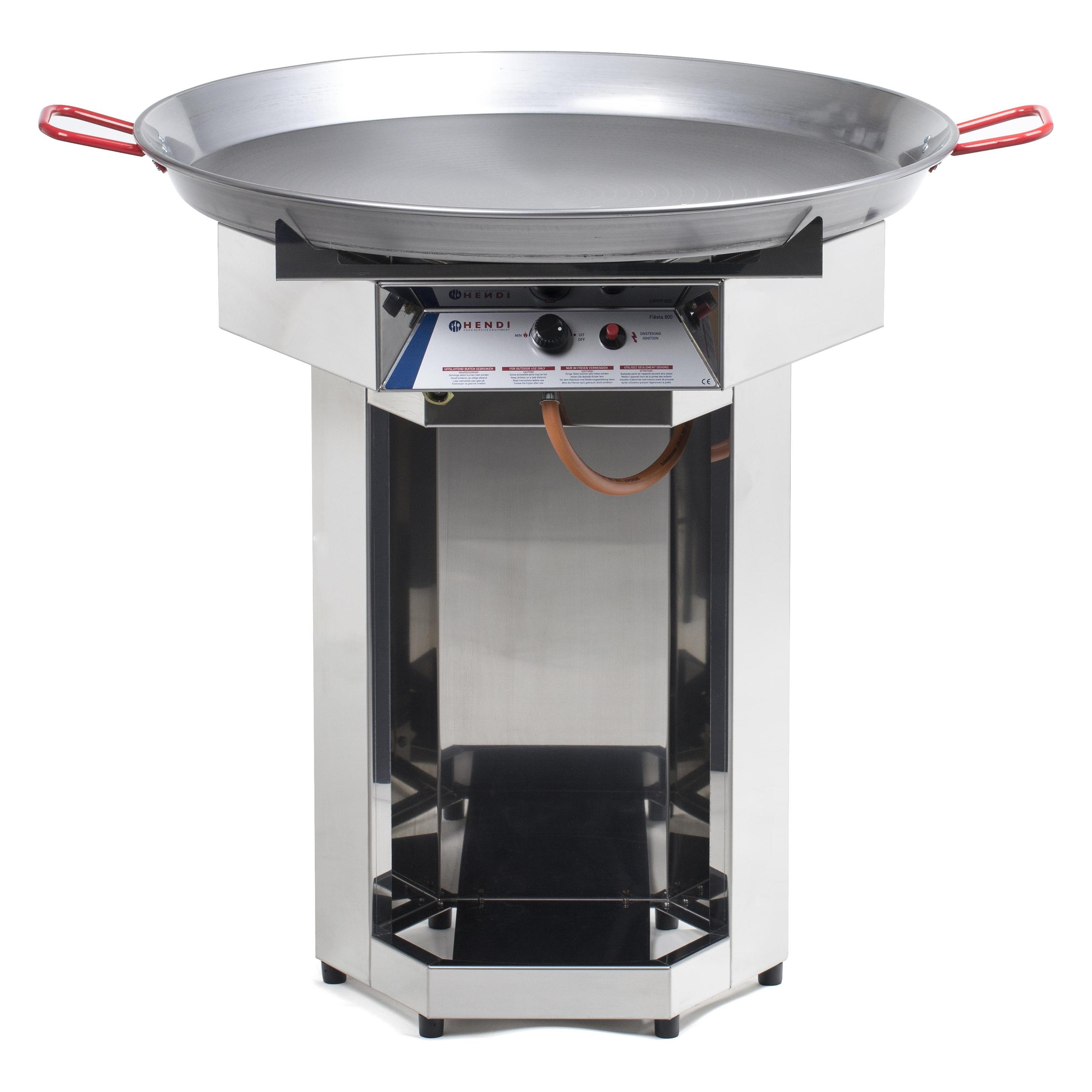 Hendi Gasgrill Fiesta 800 mit Paellapfanne (7 kW) (146804)