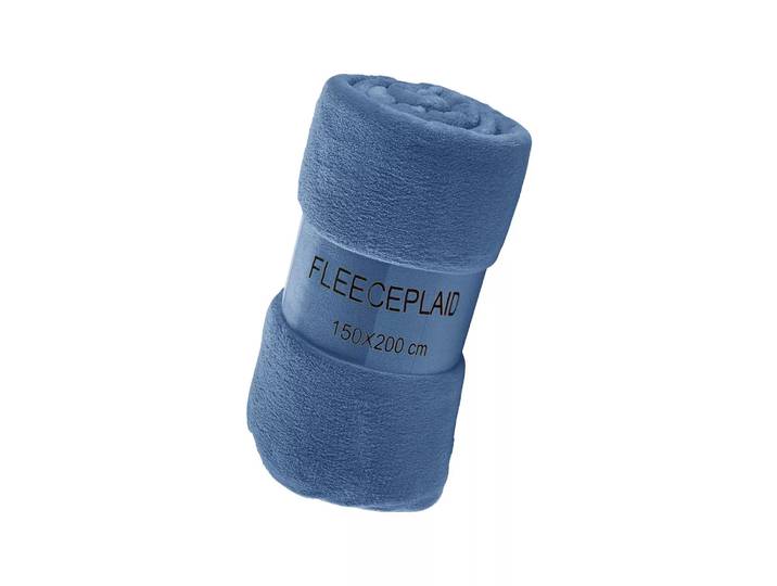 Flair - Fleece Decke, Coral Fleece Decke, 150 x 200 cm, Stahlblau