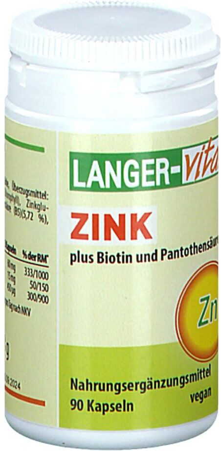 Langer vital Zink+vit.b5+biotin Kapseln