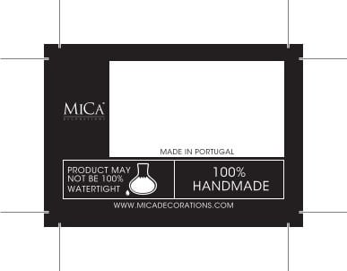 Mica Decorations Topf Pablo ceramic 16 x 18 cm ocker